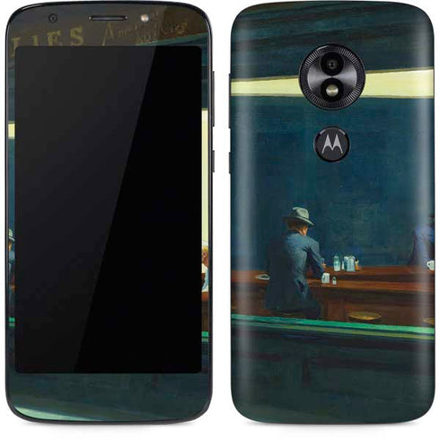 Edward Hopper Nighthawks 1942 Moto E5 Play Skin