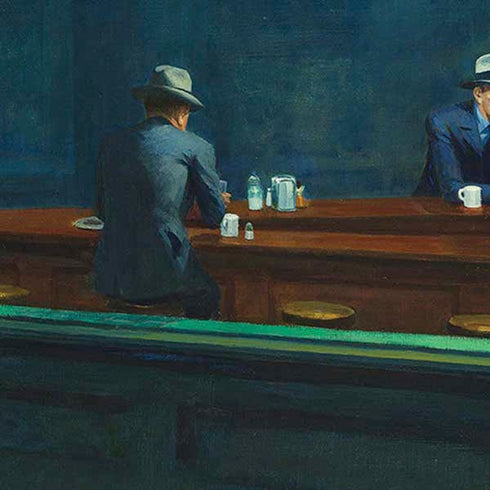 Edward Hopper Nighthawks 1942 Moto E5 Play Skin