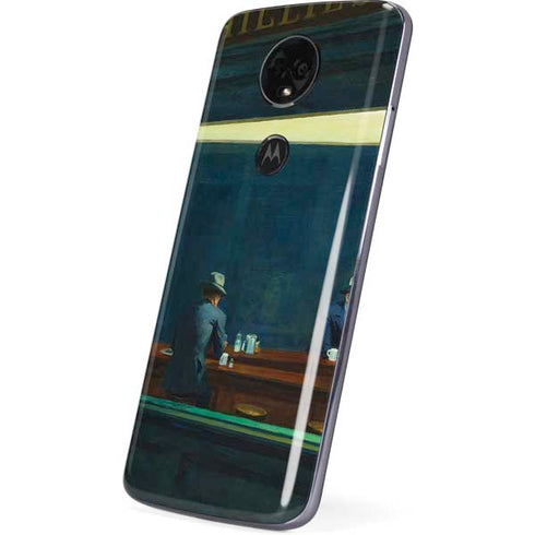 Edward Hopper Nighthawks 1942 Moto E5 Plus Skin