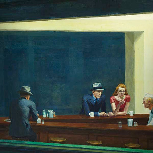 Edward Hopper Nighthawks 1942 Moto G6 Skin