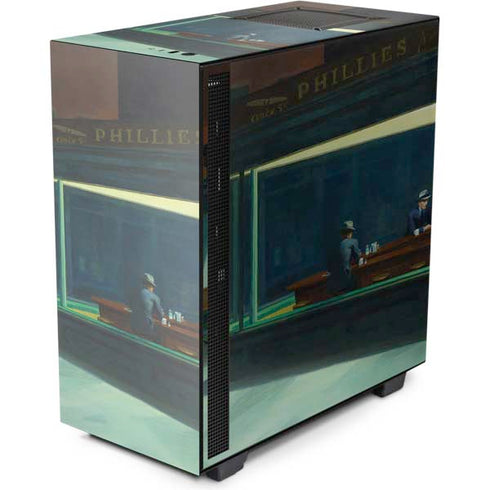 Edward Hopper Nighthawks 1942 NZXT H510 Compact ATX Mid-Tower Case Skin