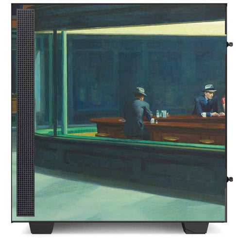 Edward Hopper Nighthawks 1942 NZXT H510 Compact ATX Mid-Tower Case Skin