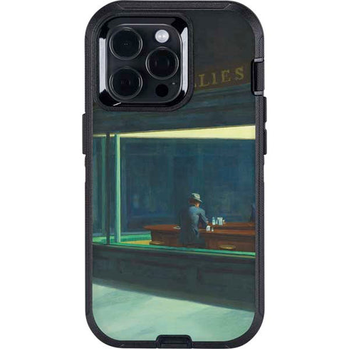 Edward Hopper Nighthawks 1942 Otterbox Defender iPhone Skin