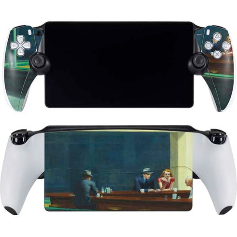 Edward Hopper Nighthawks 1942 PlayStation Portal Remote Player Skin
