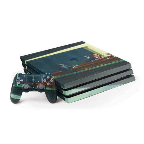 Edward Hopper Nighthawks 1942 PS4 Pro Bundle Skin
