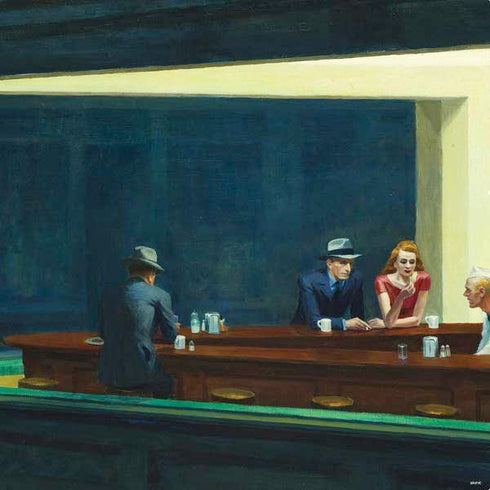 Edward Hopper Nighthawks 1942 PS4 Slim Skin