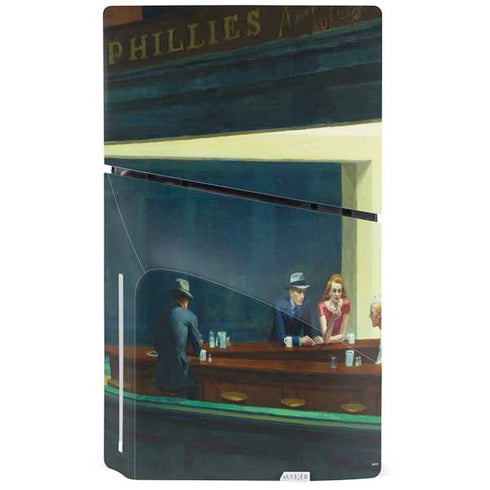 Edward Hopper Nighthawks 1942 PS5 Slim Disk Console Skin