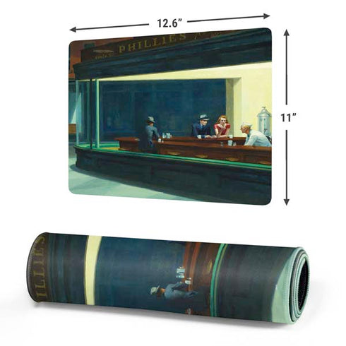 Edward Hopper Nighthawks 1942 Gaming Mouse Pad