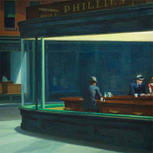 Edward Hopper Nighthawks 1942 Surface Book 2 15in Skin