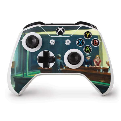 Edward Hopper Nighthawks 1942 Xbox One S Controller Skin