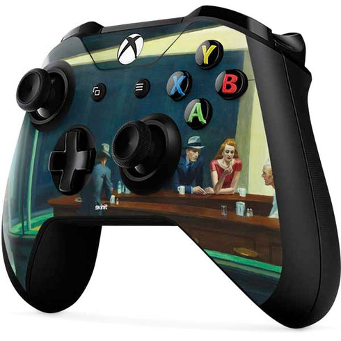 Edward Hopper Nighthawks 1942 Xbox One X Controller Skin