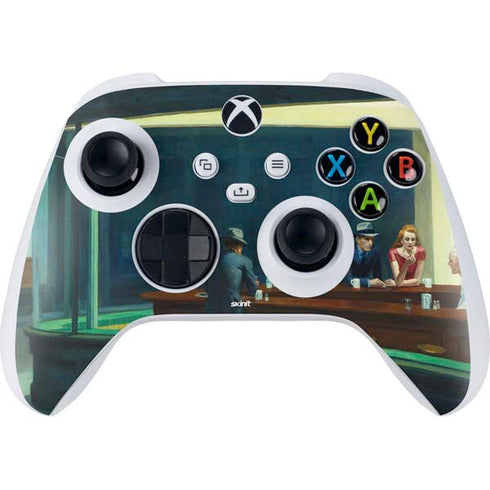Edward Hopper Nighthawks 1942 Xbox Series S Controller Skin