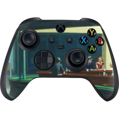 Edward Hopper Nighthawks 1942 Xbox Series X Controller Skin