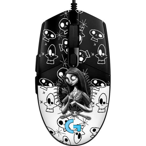 Disney The Nightmare Before Christmas Sally Art G203 Prodigy RGB Wired Gaming Mouse Skin
