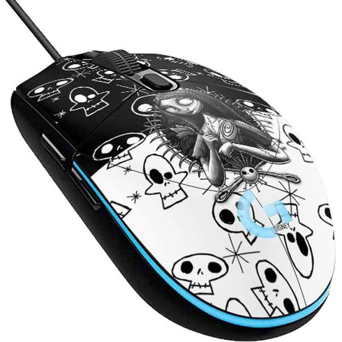 Disney The Nightmare Before Christmas Sally Art G203 Prodigy RGB Wired Gaming Mouse Skin