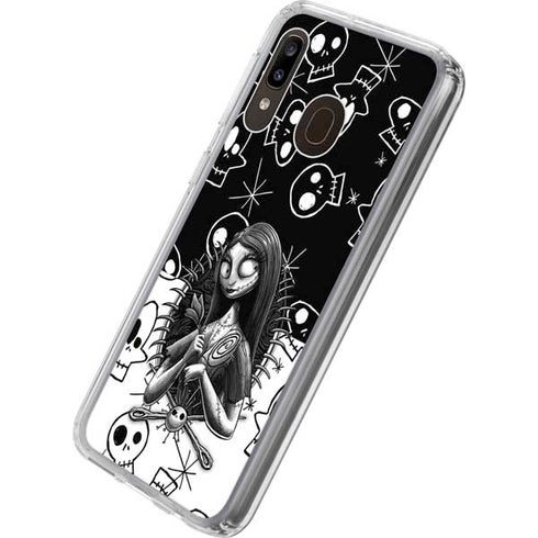 Disney The Nightmare Before Christmas Sally Art Galaxy A20 Clear Case