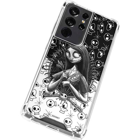 Disney The Nightmare Before Christmas Sally Art Galaxy S21 Ultra 5G Clear Case