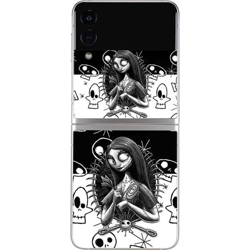 Disney The Nightmare Before Christmas Sally Art Galaxy Z Flip4 5G Skin