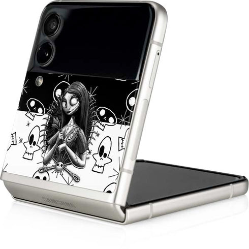 Disney The Nightmare Before Christmas Sally Art Galaxy Z Flip4 5G Skin