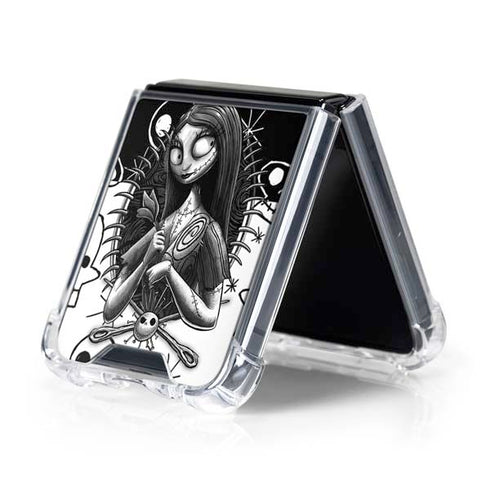 Disney The Nightmare Before Christmas Sally Art Galaxy Z Flip5 5G Clear Case