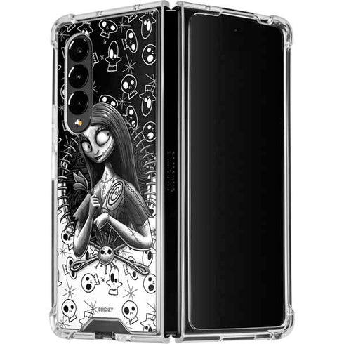 Disney The Nightmare Before Christmas Sally Art Galaxy Z Fold4 5G Clear Case