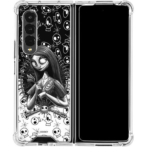 Disney The Nightmare Before Christmas Sally Art Galaxy Z Fold4 5G Clear Case