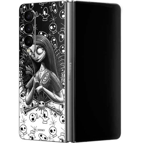 Disney The Nightmare Before Christmas Sally Art Galaxy Z Fold4 5G Skin