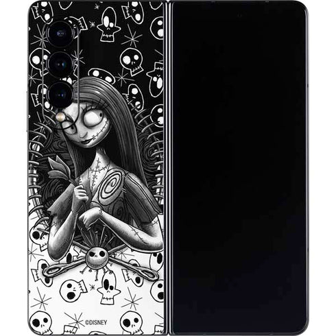 Disney The Nightmare Before Christmas Sally Art Galaxy Z Fold4 5G Skin