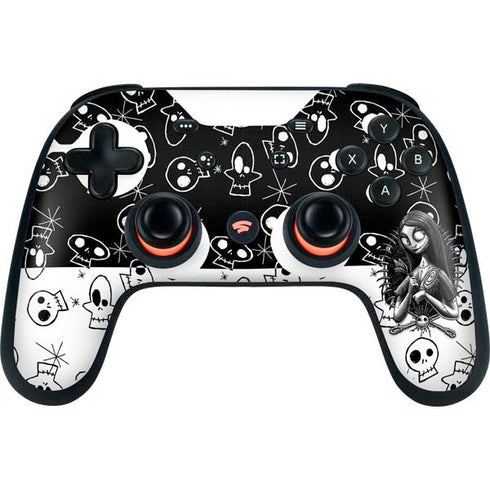 Disney The Nightmare Before Christmas Sally Art Google Stadia Controller Skin
