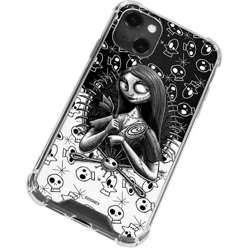 Disney The Nightmare Before Christmas Sally Art iPhone 13 Mini Clear Case
