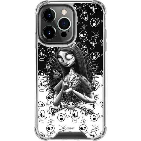 Disney The Nightmare Before Christmas Sally Art iPhone 15 Pro Clear Case