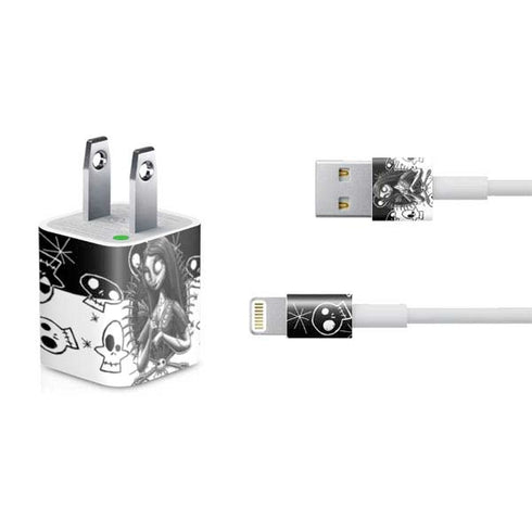 Disney The Nightmare Before Christmas Sally Art iPhone Charger (5W USB) Skin