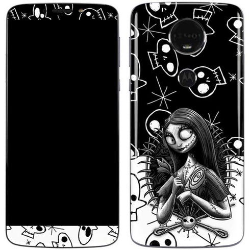 Disney The Nightmare Before Christmas Sally Art Moto E5 Plus Skin