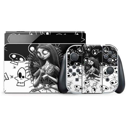 Disney The Nightmare Before Christmas Sally Art Nintendo Switch OLED (2021) Skin