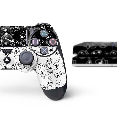 Disney The Nightmare Before Christmas Sally Art PS4 Console and Controller Bundle Skin