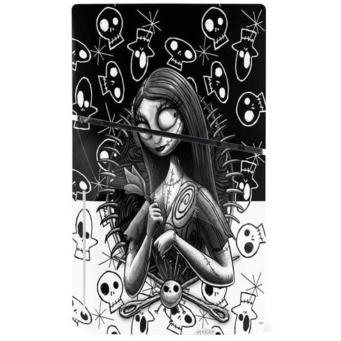 Disney The Nightmare Before Christmas Sally Art PS5 Slim Disk Console Skin