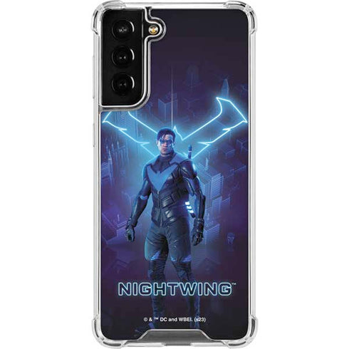 DC Comics Gotham Knights Nightwing Galaxy S21 FE Clear Case