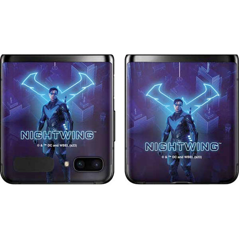 DC Comics Gotham Knights Nightwing Galaxy Z Flip Skin