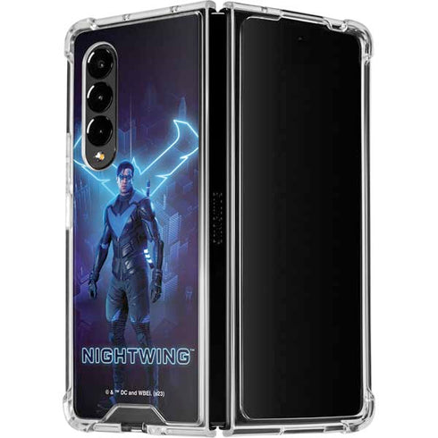 DC Comics Gotham Knights Nightwing Galaxy Z Fold4 5G Clear Case