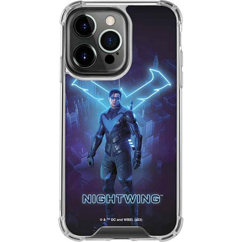 DC Comics Gotham Knights Nightwing iPhone 15 Pro Clear Case