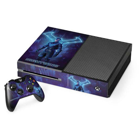 DC Comics Gotham Knights Nightwing Xbox One Console and Controller Bundle Skin