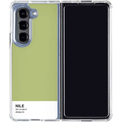 Nile Color Palette Galaxy Z Fold5 5G Clear Case