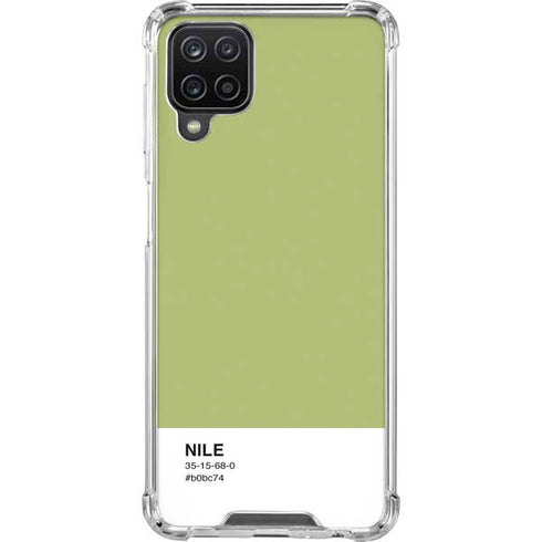 Nile Color Palette Galaxy A12 Clear Case
