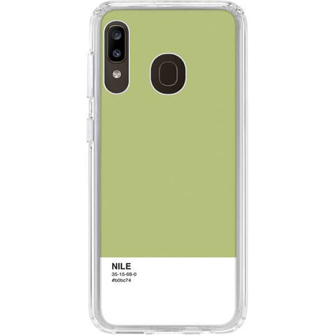 Nile Color Palette Galaxy A20 Clear Case
