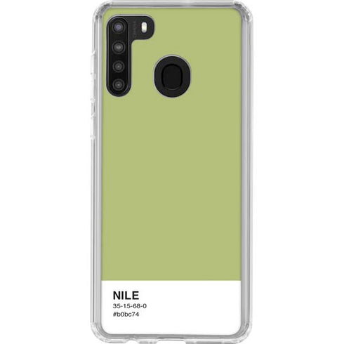Nile Color Palette Galaxy A21 Clear Case