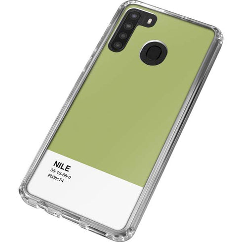 Nile Color Palette Galaxy A21 Clear Case