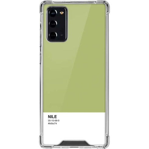 Nile Color Palette Galaxy Note20 5G Clear Case