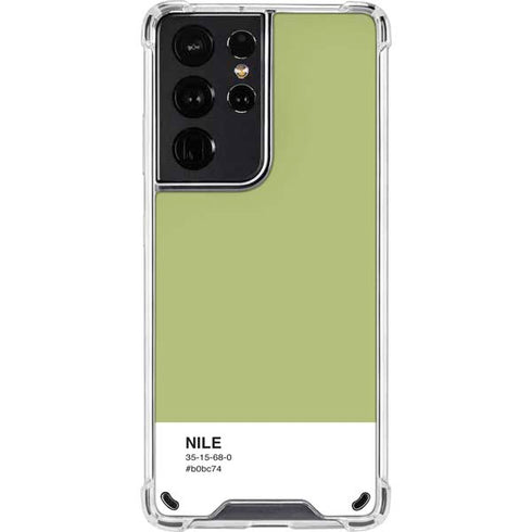 Nile Color Palette Galaxy S21 Ultra 5G Clear Case