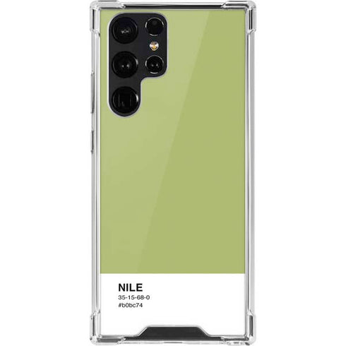 Nile Color Palette Galaxy S22 Ultra Clear Case
