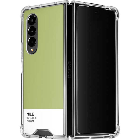 Nile Color Palette Galaxy Z Fold4 5G Clear Case